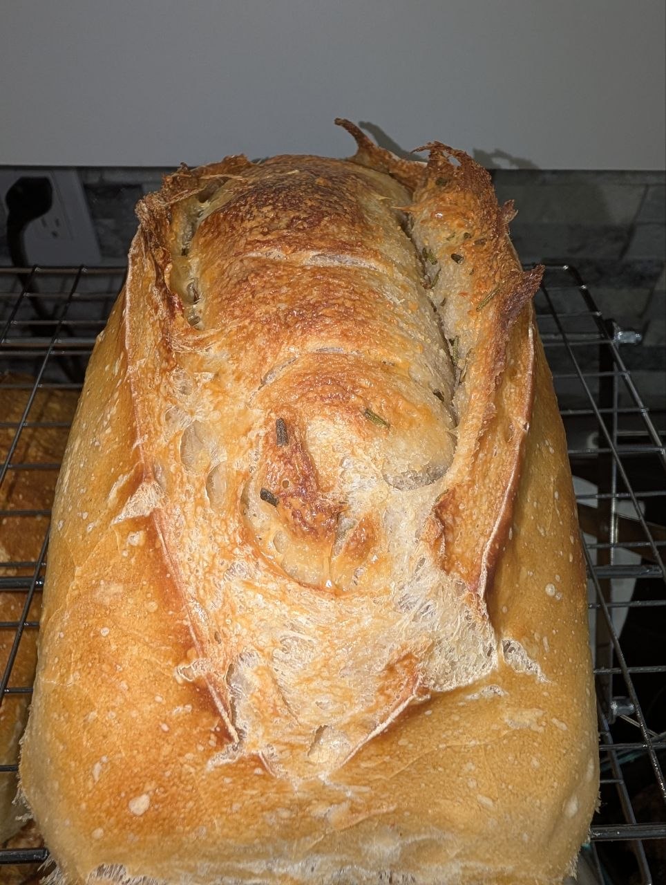 Rosemary Parmesan Sourdough Loaf